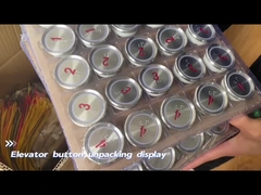 37.2mm Runder Aufzugsknopf Aufzugs-Ersatzteile Aufzugsknopf