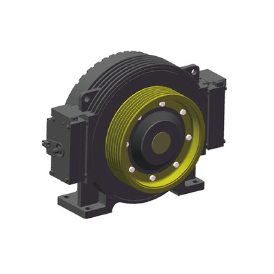 Elevator Gearless Traction Machine Elevator Spare Parts For Passenger Lift Mck100