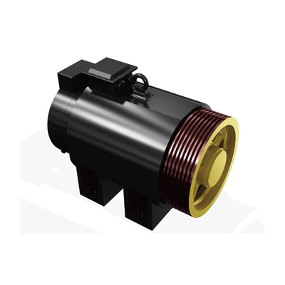 Elevator Parts Gearless Mrl Lift Traction Elevator Machine 0.5 To 1.75m/S
