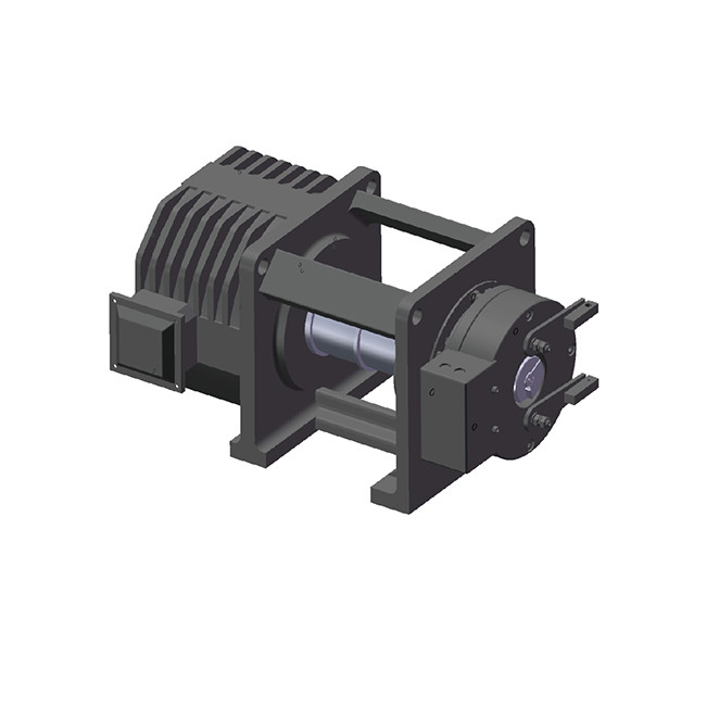 Low Noise VVVF Elevator Gearless Elevator Traction Machine 320 To 450kg
