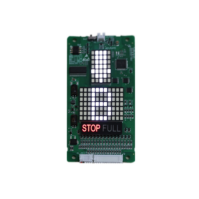 144 X 72mm White Segment LCD Display For Elevator Monarch 7 Segment Display
